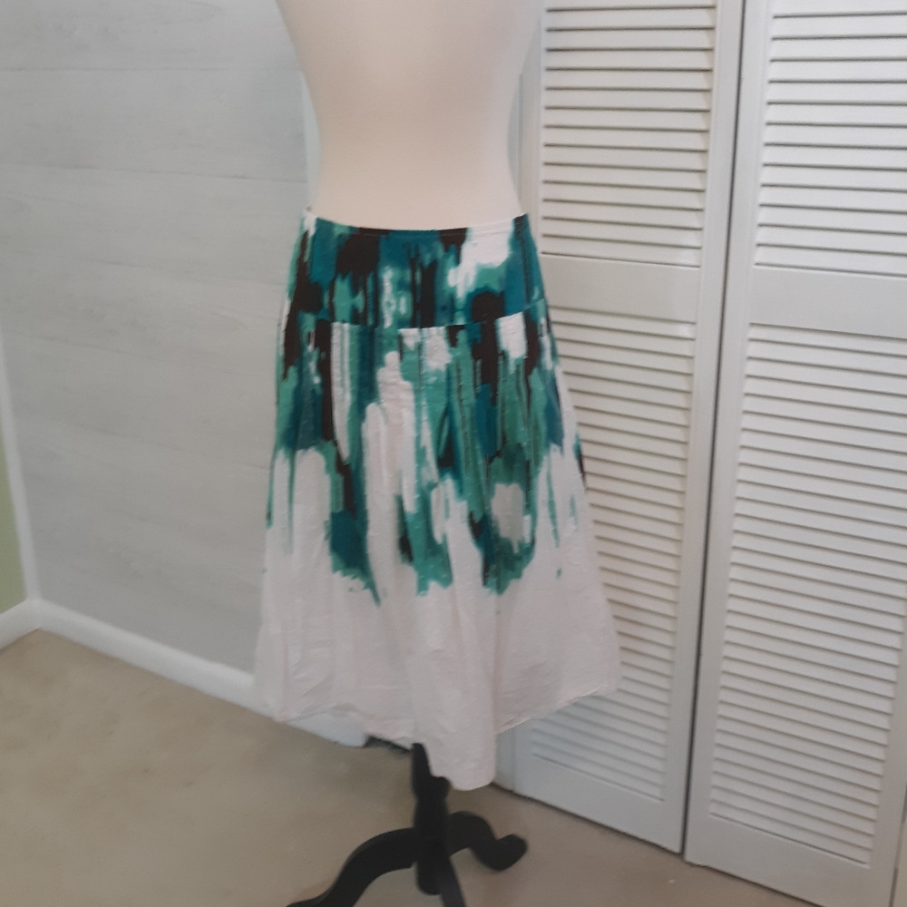 Johnpaulrichard tie dyed pleated skirt small *L - Picture 2 of 6